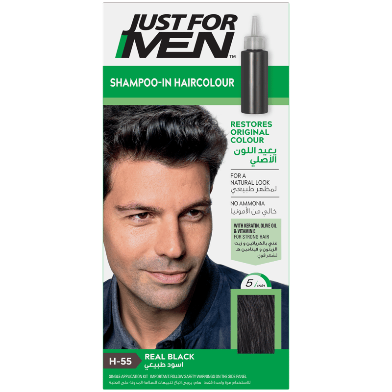 Just For Men Natural Black Hair Dye H55