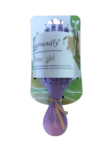 Bio Friendly Eco Friendly Mini Hair Brush. Random Color