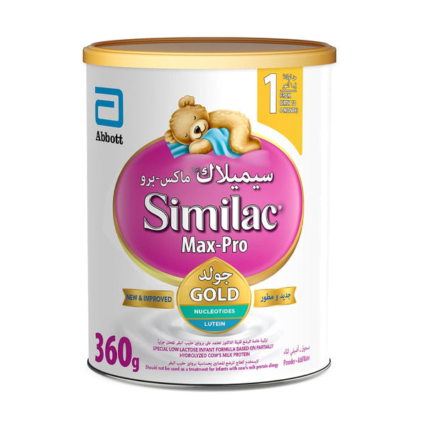 Similac Max Pro Stage 1 Infant Formula 360g