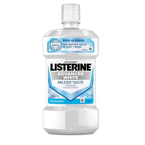 Listerine Teeth Whitening Fluoride Mouthwash 500 ml