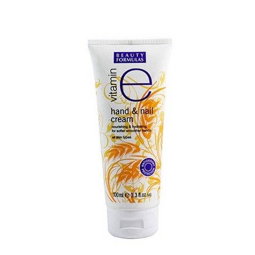 Beauty Formulas Hand & Nail Cream Vitamin E 100ml