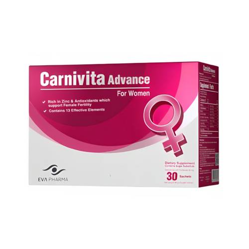 Carnivita Advance Female Fertility Sachets – 30 Pack