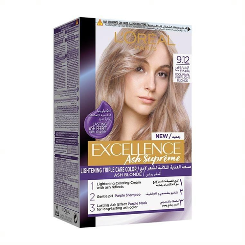 L’Oréal Paris Hair Color – Shade 9.12 Very Light Pearl Ash Blonde