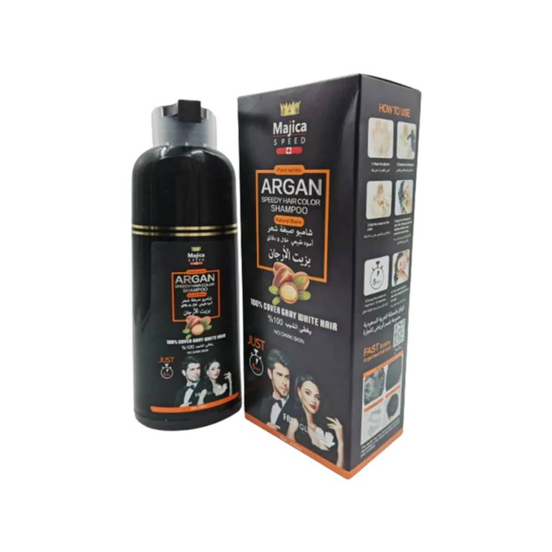 Argan Black Hair Color Shampoo 420ml