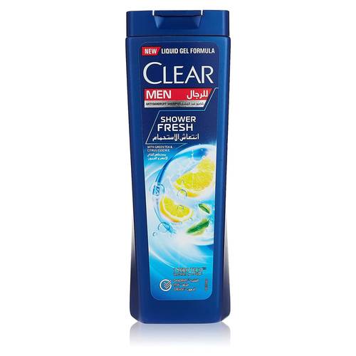 Clear Anti-Dandruff Shampoo Shower Fresh - Green Tea & Lemon - 200ml