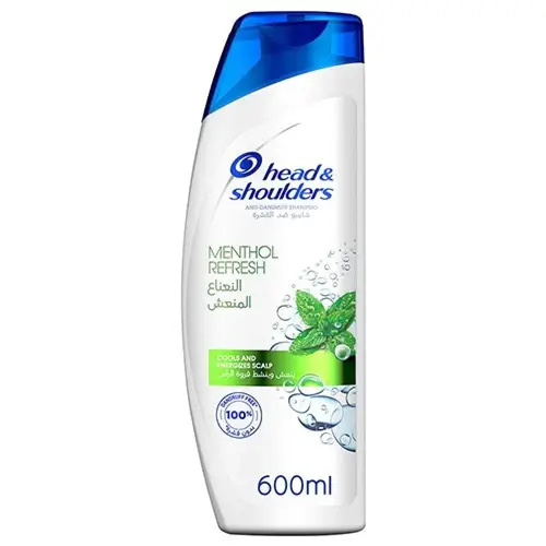 Head & Shoulders Refreshing Anti-Dandruff Shampoo with Natural Mint 600ml