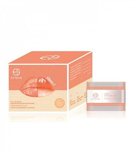 Estelin 3 in 1 Lip Care Set with Vitamin C Extract 5g