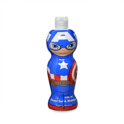 Marvel's American Shield Kids 2 in 1 Shower Gel & Shampoo 400ml