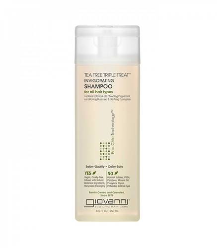 Giovanni Tea Tree Oil Triple Action Strengthening Shampoo - 250ml