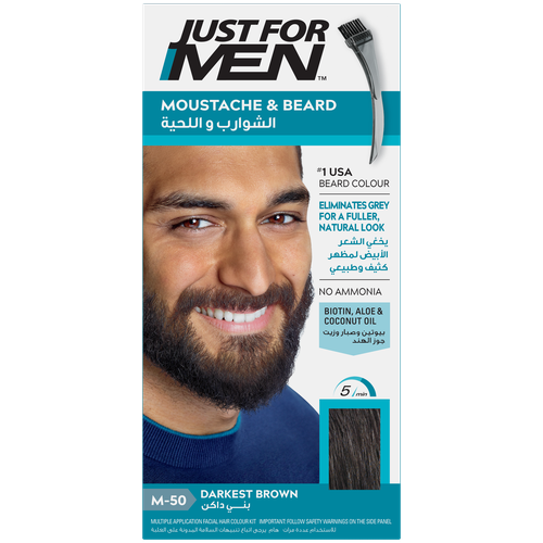 Just For Men Mustache & Beard Color Dark Brown M50