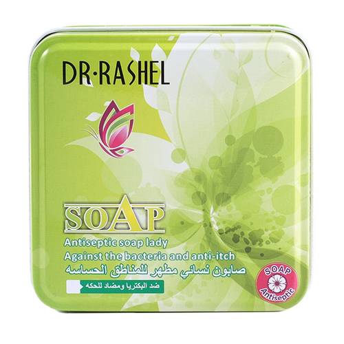 Dr. Rashel Feminine Soap Antiseptic, Sterilizing, Antibacterial, and Anti-Itching for Sensitive Areas