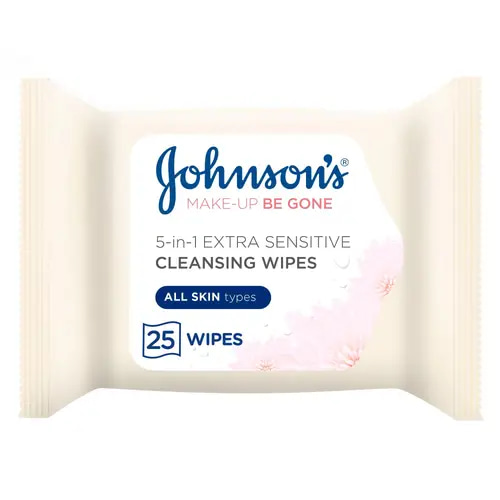 Johnson's Extra Sensitive Facial Wipes 25 Wipes