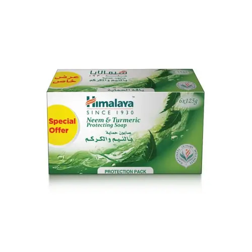 Himalaya Neem & Turmeric Soap 6x125g
