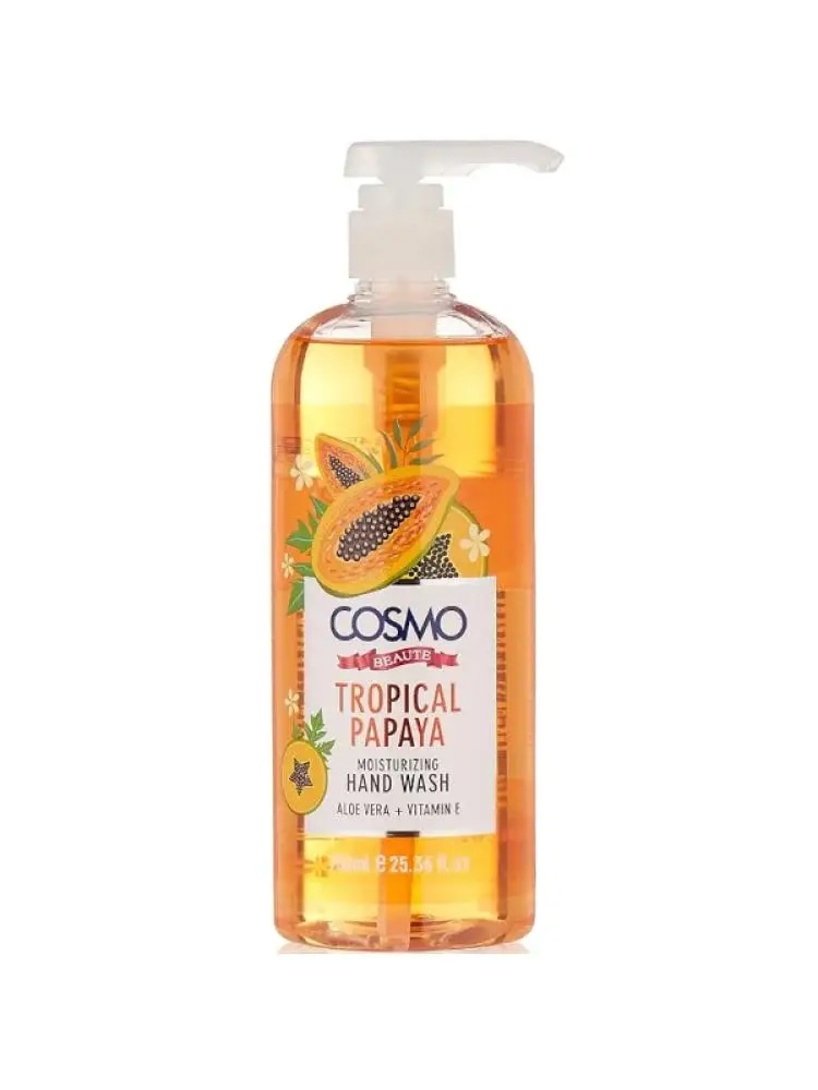 Cosmo Moisturizing Hand Wash Tropical Papaya 750 ml