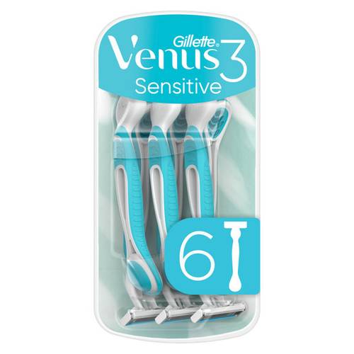 Gillette Venus 3 Sensitive Disposable Razors 6pcs