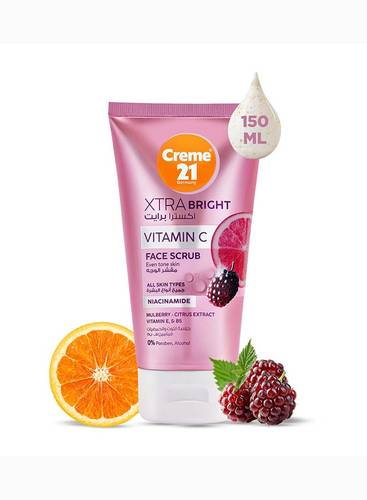 Cream 21 Extra Bright Face Wash Berry & Citrus 150ml