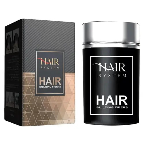 Hair System Keratin Hair Fibers Black 22g