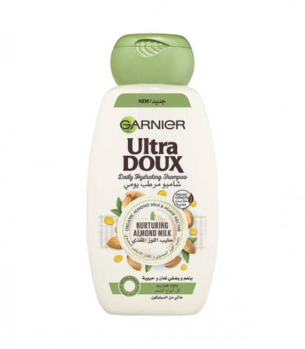 Garnier Ultra Doux Almond Milk Hydrating Shampoo, 400Ml