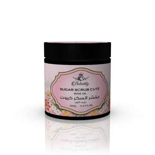 Cute Creative Touch Sugar Scrub with Rose Oil Extract - 500g