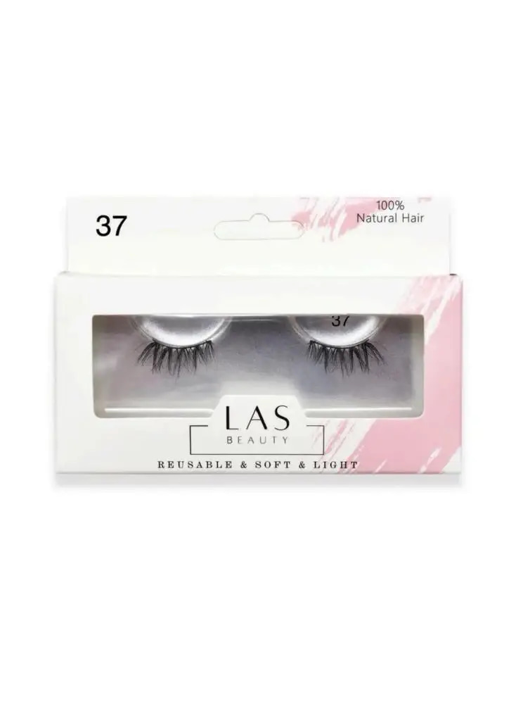 Las Beauty Natural False Eyelashes No.37 Model LA-1