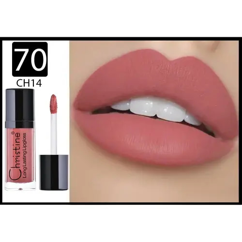Matte Liquid Lipstick - CH014 - No. 70 by Christine