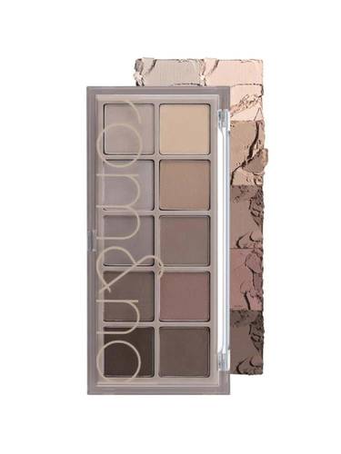 The Secret Garden 10-Color Eyeshadow Palette by Romand 04 Dusty Fog Garden