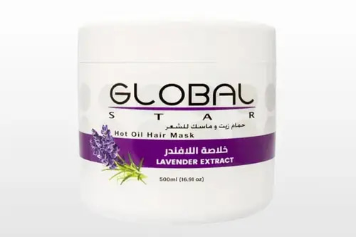جلوبال ستار ماسك وحمام زيت شعر لافندر - 500 مل