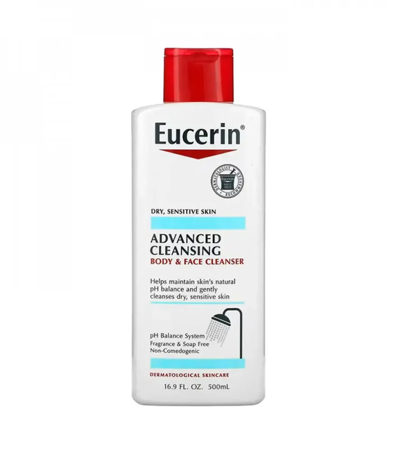 Eucerin Gentle Cleansing Gel for Face & Body 500ml