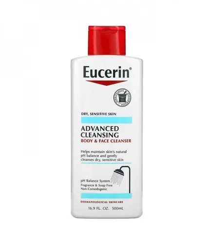 Eucerin Gentle Cleansing Gel for Face & Body 500ml