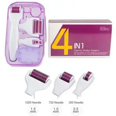 Derma Roller Set for Face and Body 4 in 1
