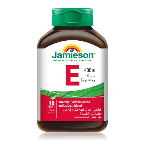 Jamieson Vitamin E 400 IU 30 Softgels