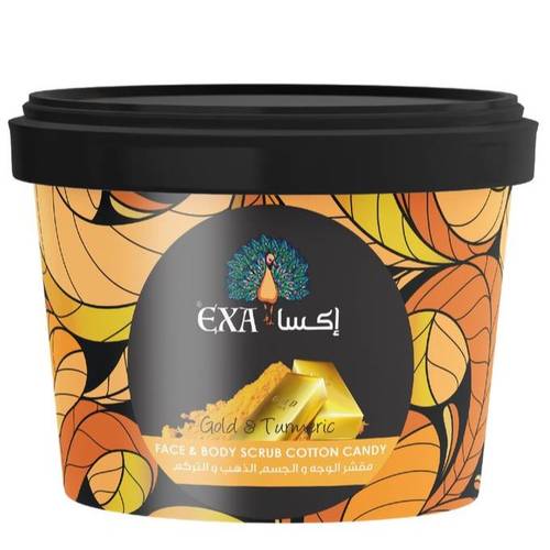 Exa Gold & Turmeric Face & Body Scrub 400g