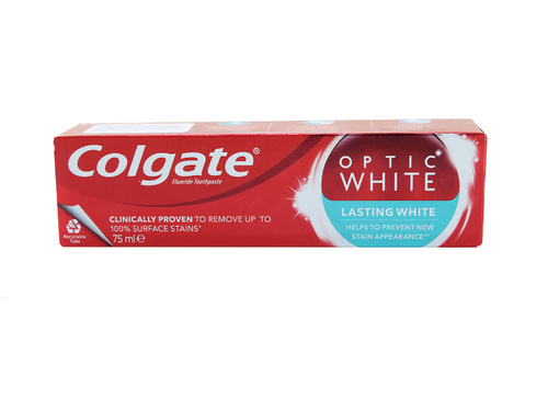 Colgate Optic White Toothpaste - Continuous Whiteness - 75 ml