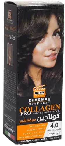 Nitro Canada Collagen Hair Dye 4.0 Medium Brown