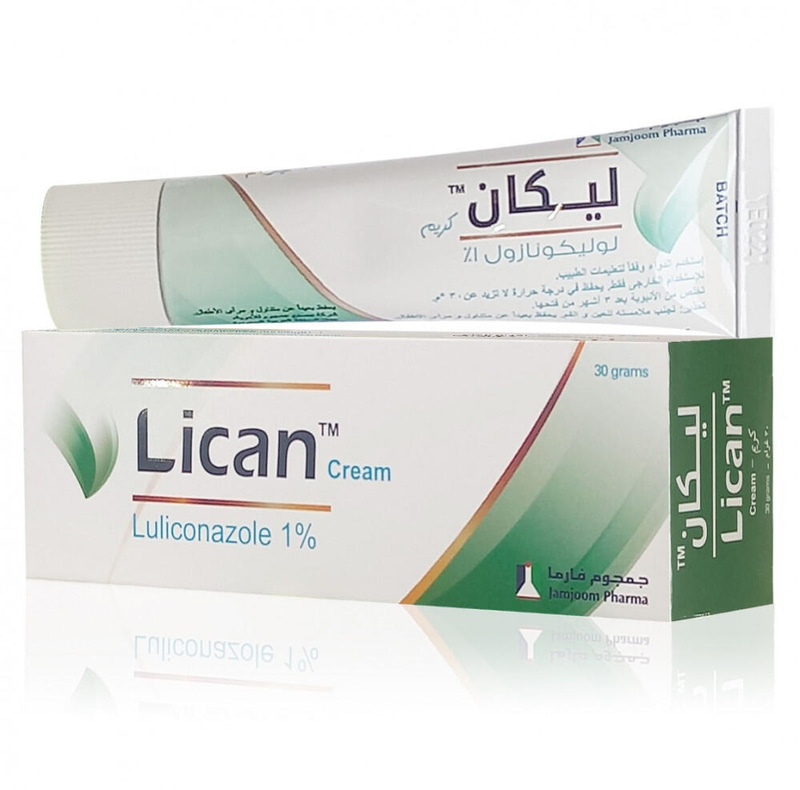 كريم ليكان 1% لعلاج الفطريات الجلدية والحكة - 30 جم