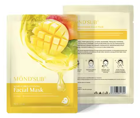 Mond'Sub Mango Skin Lightening Vegan Face Masks
