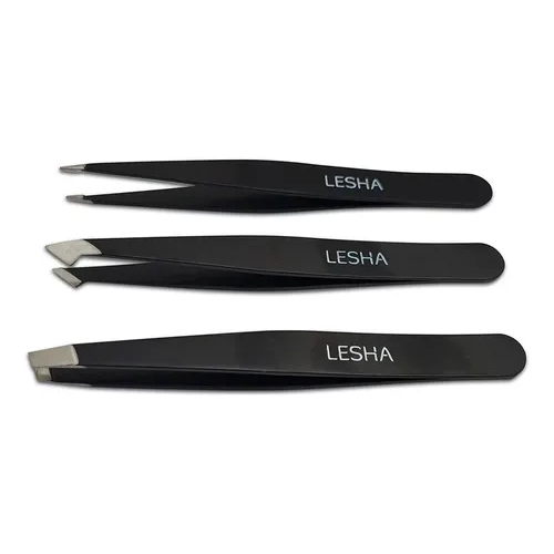 ملقط من الفولاذ أسود 3 قطعة LS-19037