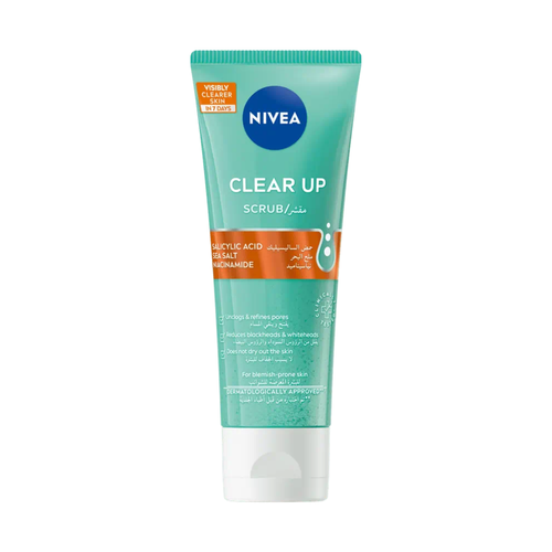 Nivea Clear Up Daily Facial Scrub for Acne 75ml