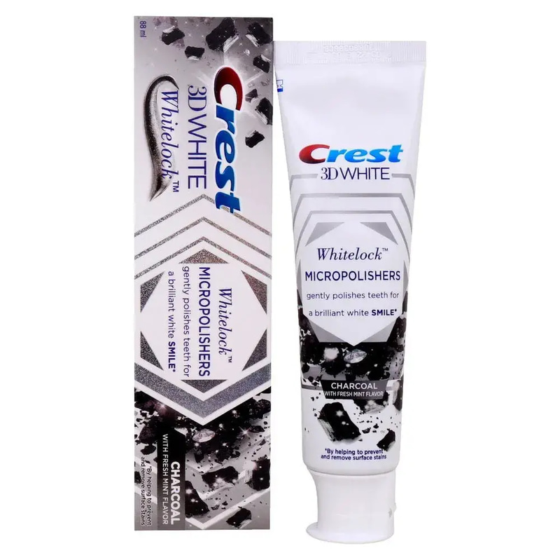 Crest 3D White LUX Charcoal Mint Toothpaste 88ml