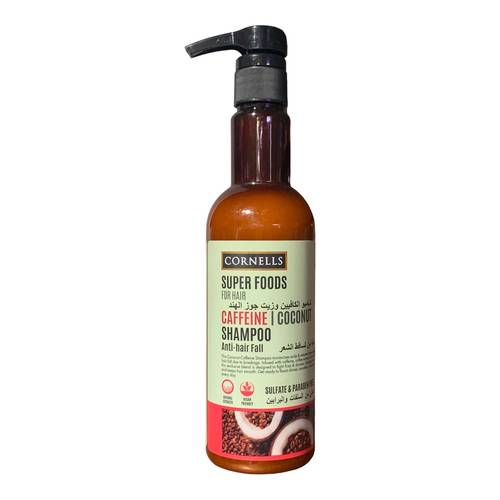 Cornell's Superfoods Shampoo, 500ml - Caffeine | Coconut