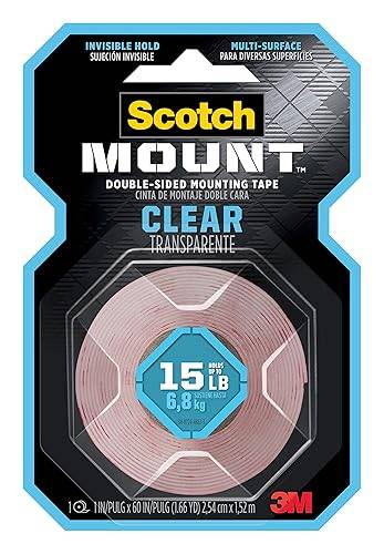 لاصق جهتين شفاف SCOTCH 6.8KG 1.52MTR 