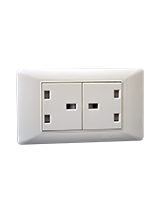 فيش 13 امبير مزدوج 2*4 بيج سانيو