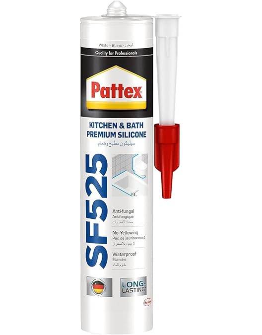 PATTEX سليكون الصحية ابيض PATTEX SF525