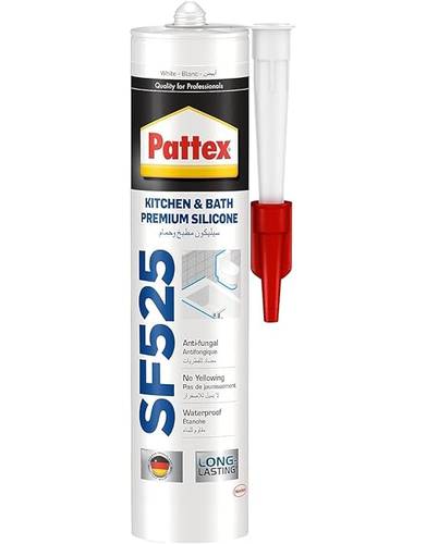 PATTEX سليكون الصحية ابيض PATTEX SF525