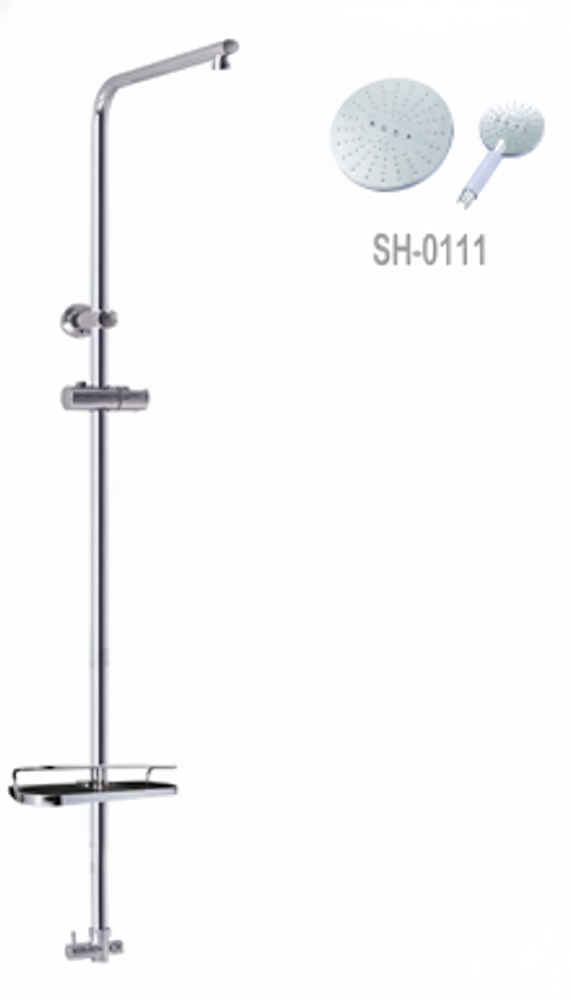 مطرة دش كروم خطين دائرية LIMA SH0113 G2