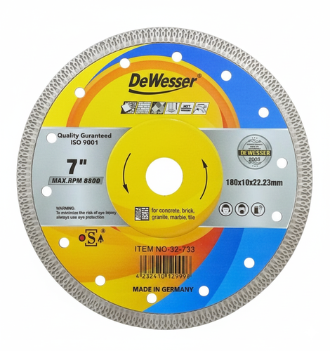180 mm Turbo Ceramic Cutting Disc Dewesser