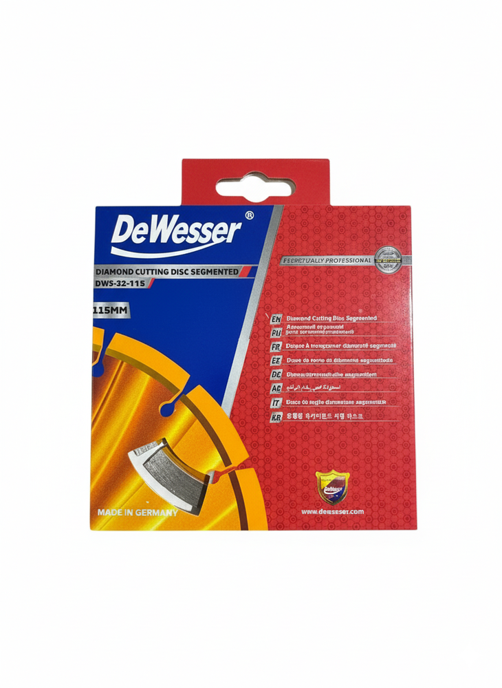 4.5″ (115 mm) Segmented Cutting Disc – DWEESSER