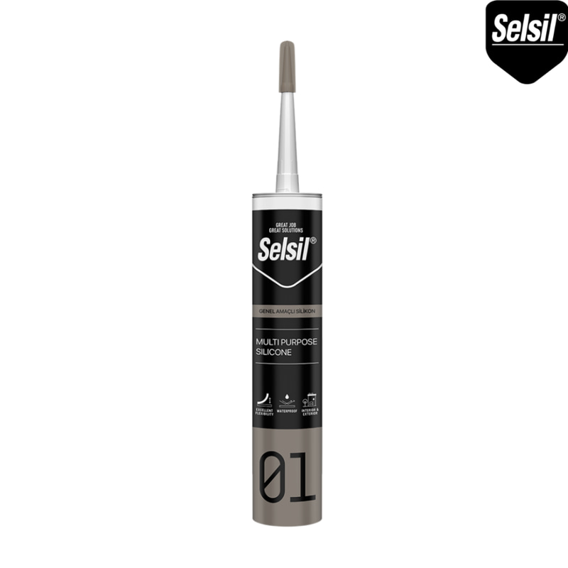 سليكون ابيض 280مل SELSIL