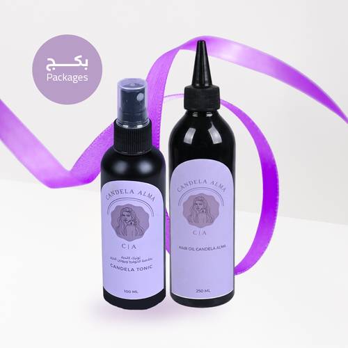 بكج علبتين ( زيت كانديلا + تونيك انبات الشعر )