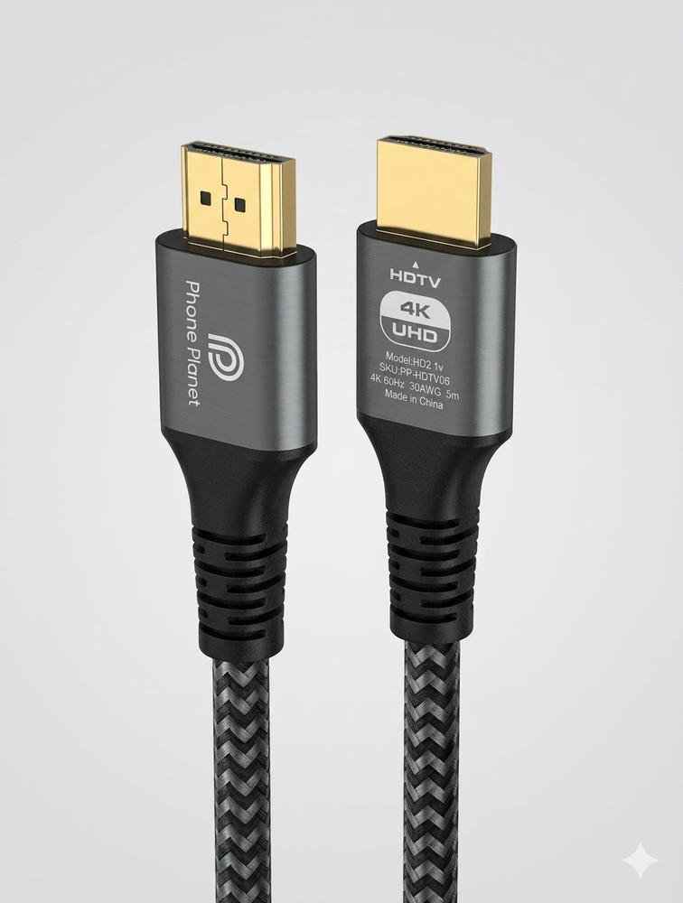 كابل HDMI جديد عالي السرعة من فون بلانيت بدقة 4K بطول 5 أمتار